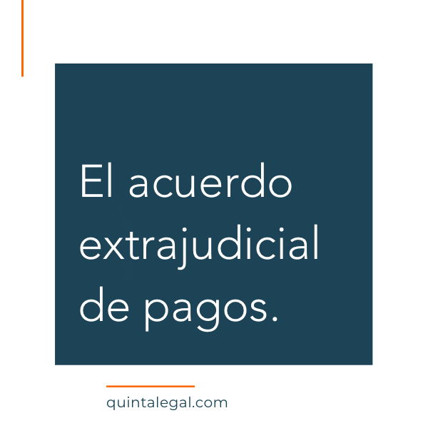 acuerdo extrajudicial de pagos