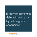 regimen económico matrimonial
