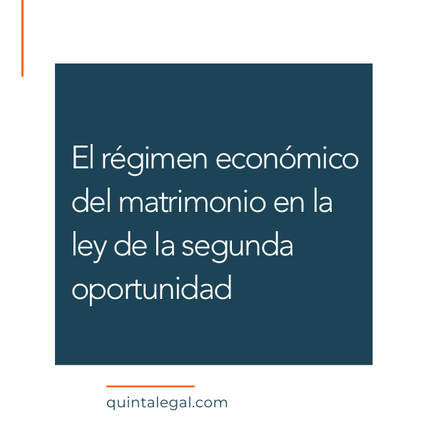 regimen económico matrimonial